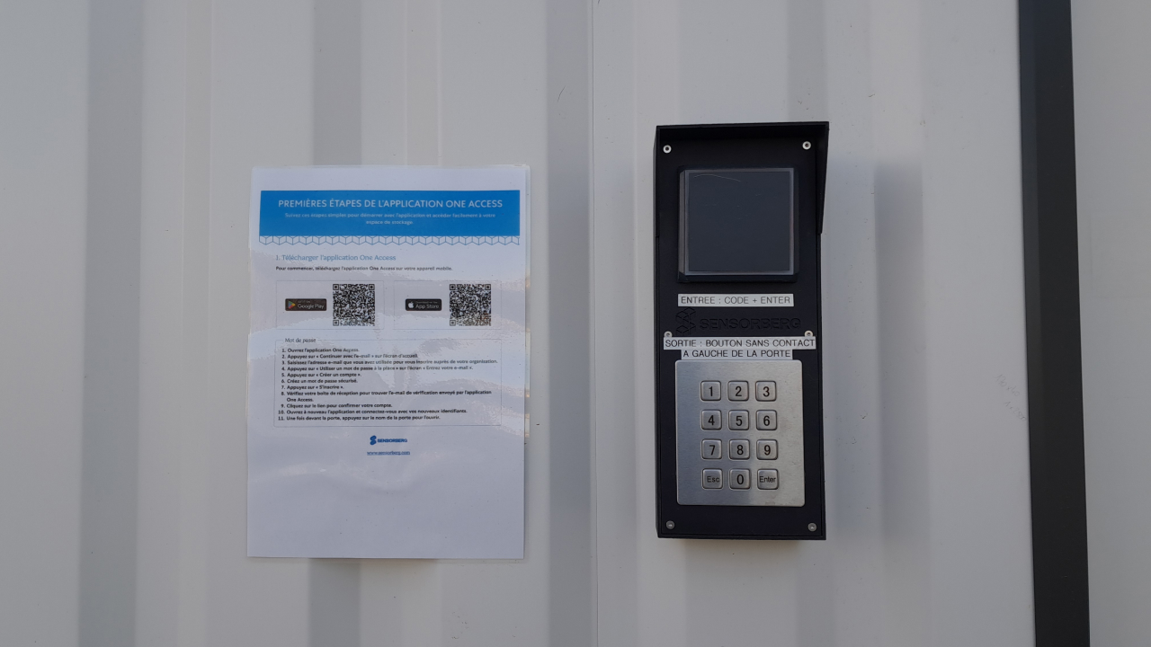Sensorberg Access Hub Protect presso Manosque Box