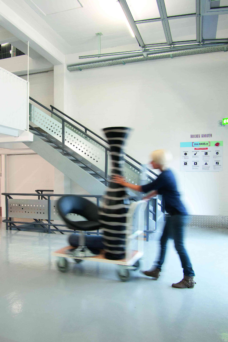 Modern self-storage facility under construction